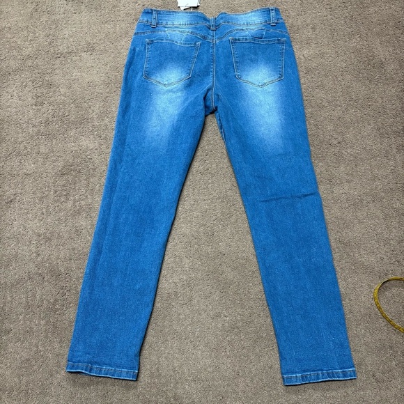 HONEY AND BRISTLE Blue Denim Women's Jeans skinny jeans New 14p - Picture 6 of 6